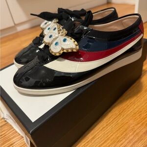 Gucci patent sneakers